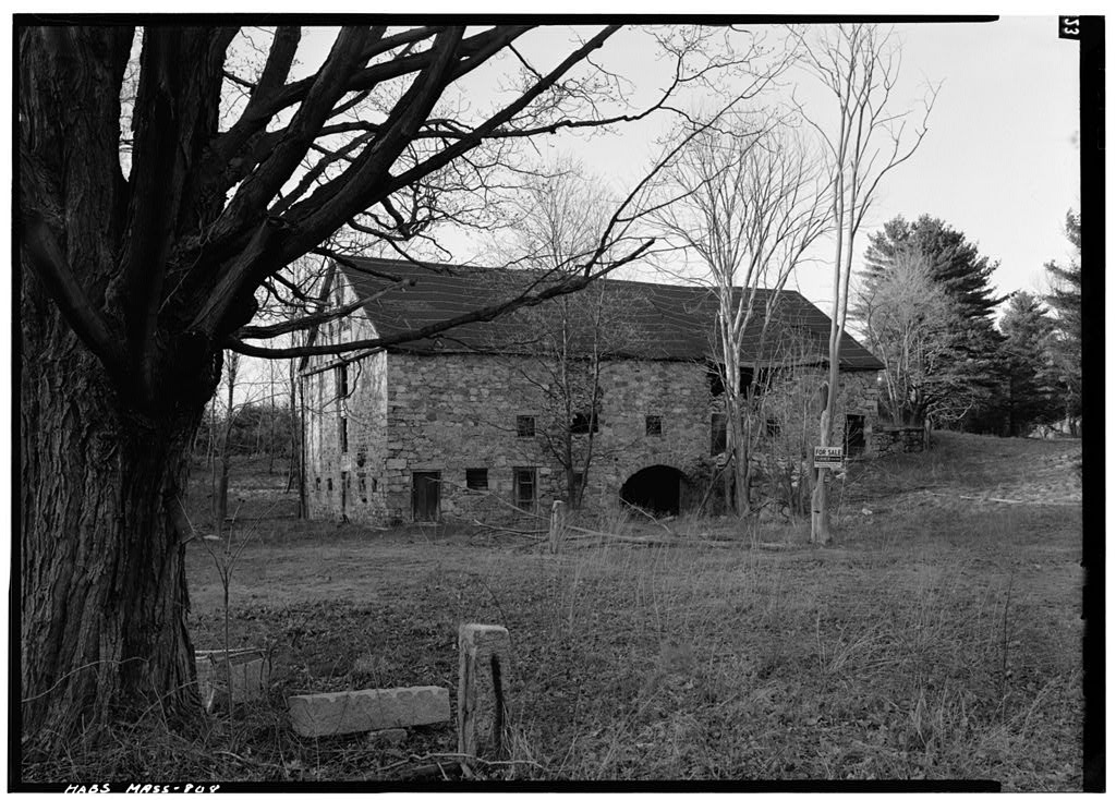 Shaker South Family Barn, photograph filed with the federal survey