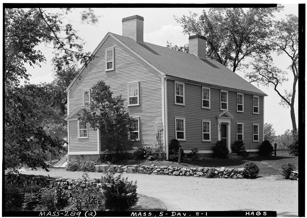 Elias Endicott Porter House & Farm Gates, photograph filed with the federal survey