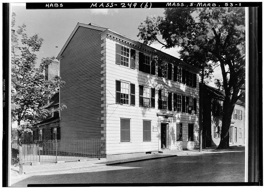Robert Hooper House, photograph filed with the federal survey