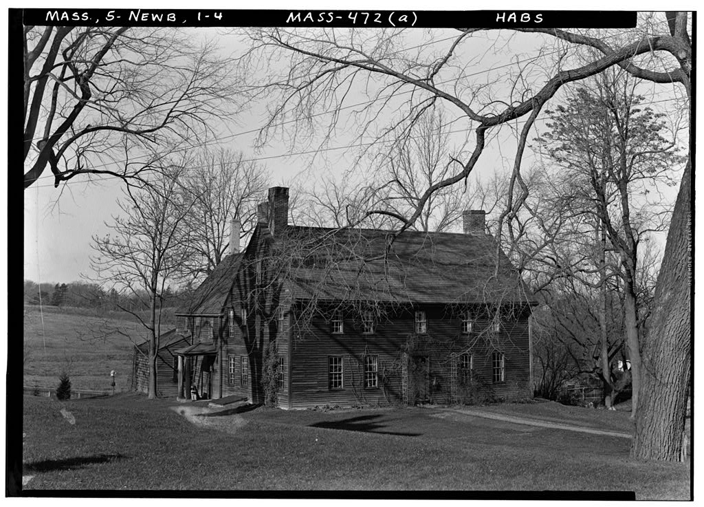 Tristram Coffin House, photograph filed with the federal survey