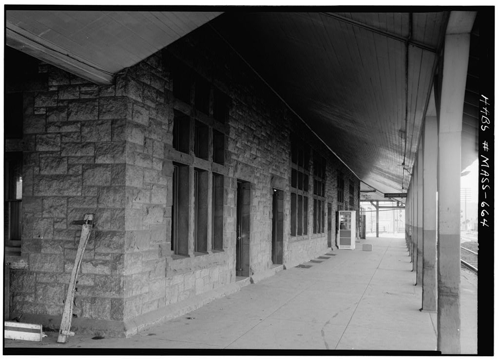 Boston & Albany Railroad Station, photograph filed with the federal survey
