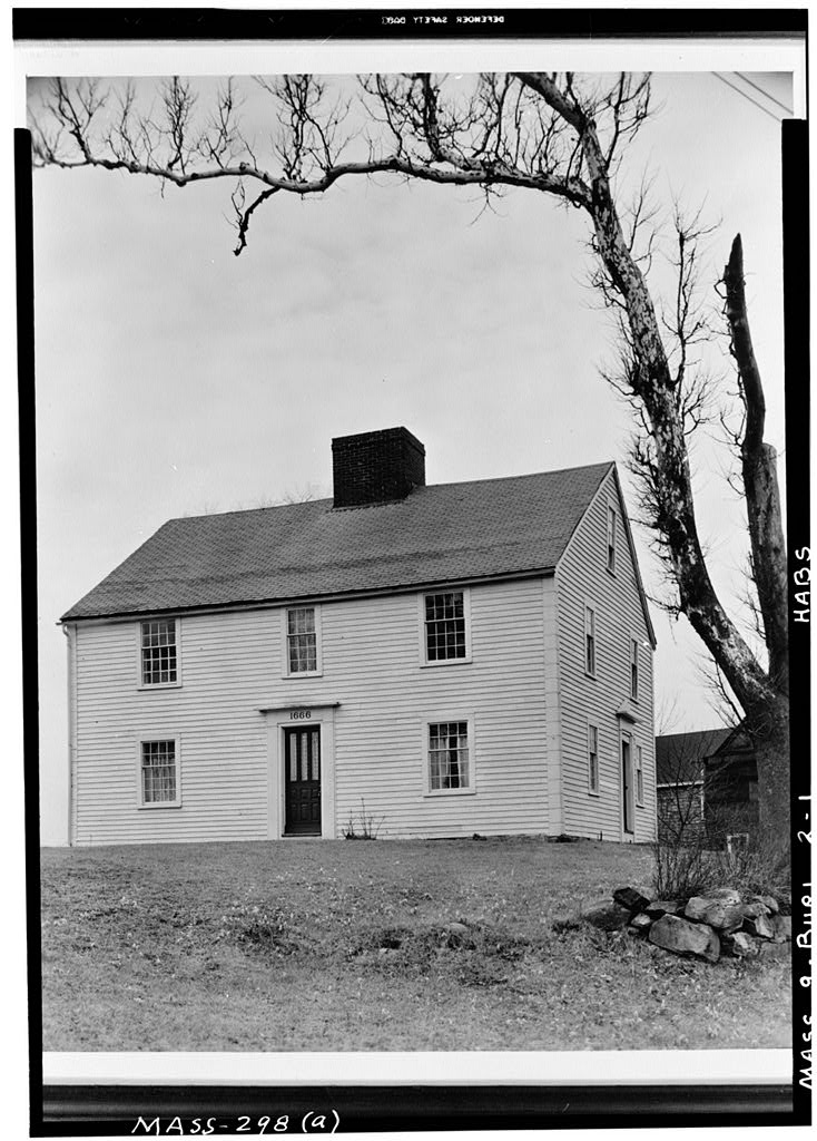Francis Wyman House, Francis Wyman Road, Burlington, Middlesex County, MA, photograph filed with the federal survey