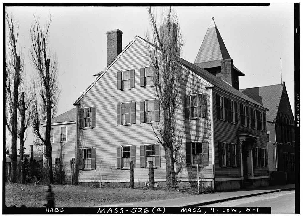James Abbott McNeill Whistler Birthplace, 243 Worthen Street, Lowell, Middlesex County, MA, photograph filed with the federal survey