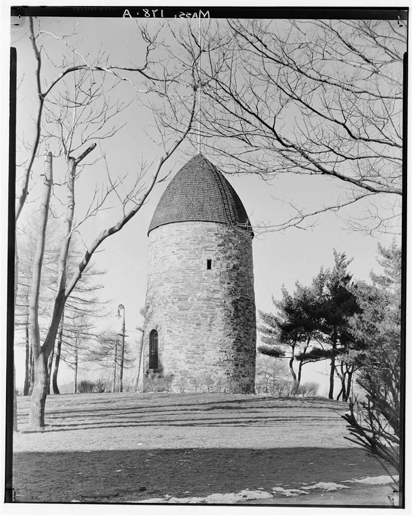 Old Powder House, Broadway & College Avenue, Somerville, Middlesex County, MA, photograph filed with the federal survey