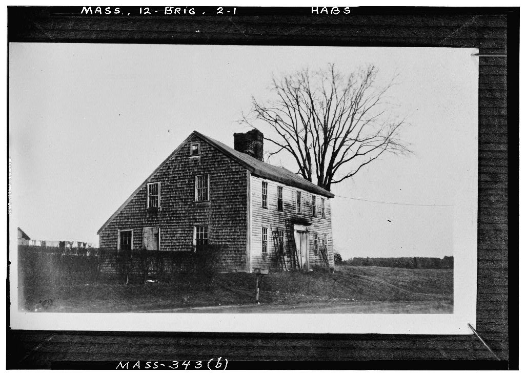Andrews House, 38 Walnut Street, Bridgewater, Plymouth County, MA, photograph filed with the federal survey