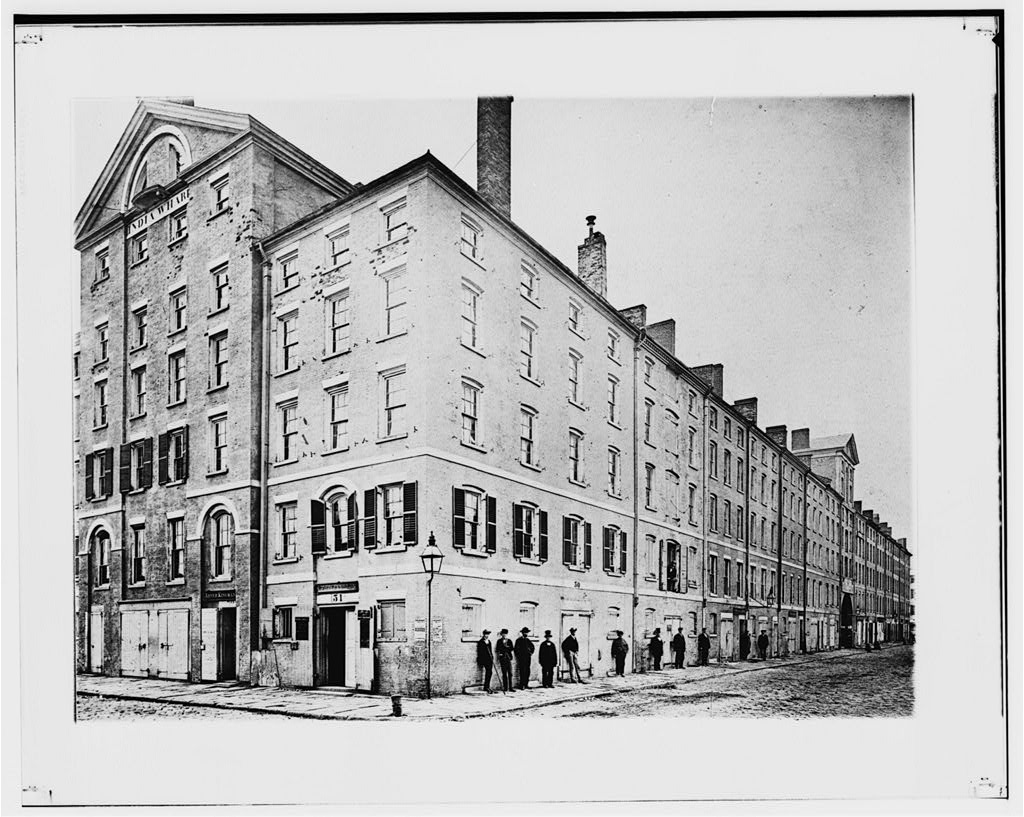India Wharf Stores, 306-308 Atlantic Avenue, Boston, Suffolk County, MA, photograph filed with the federal survey