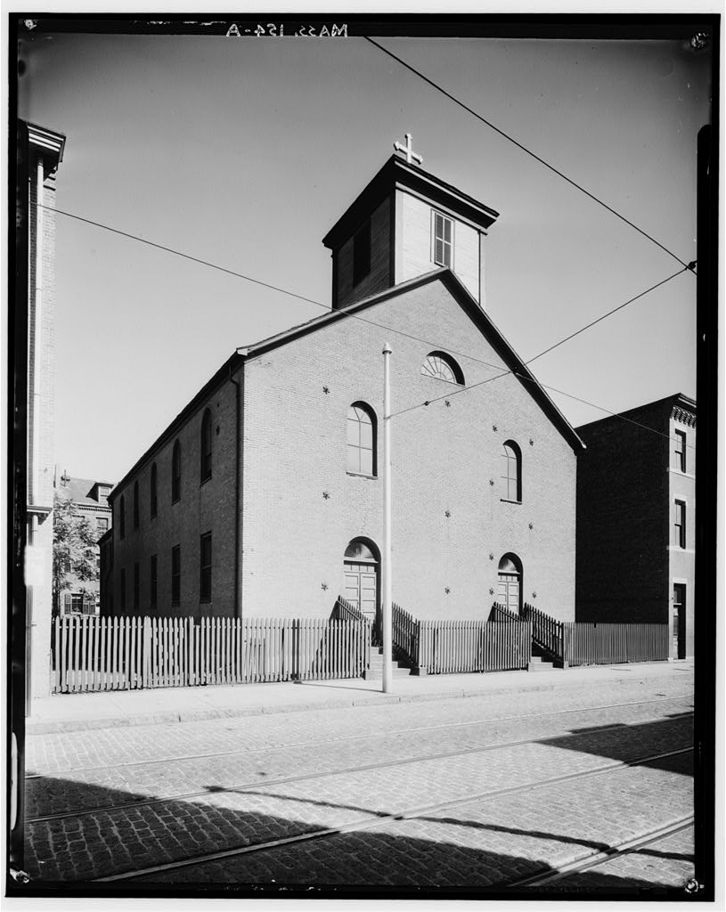 Old St. Patrick's Church, Northampton Street, Boston, Suffolk County, MA, photograph filed with the federal survey