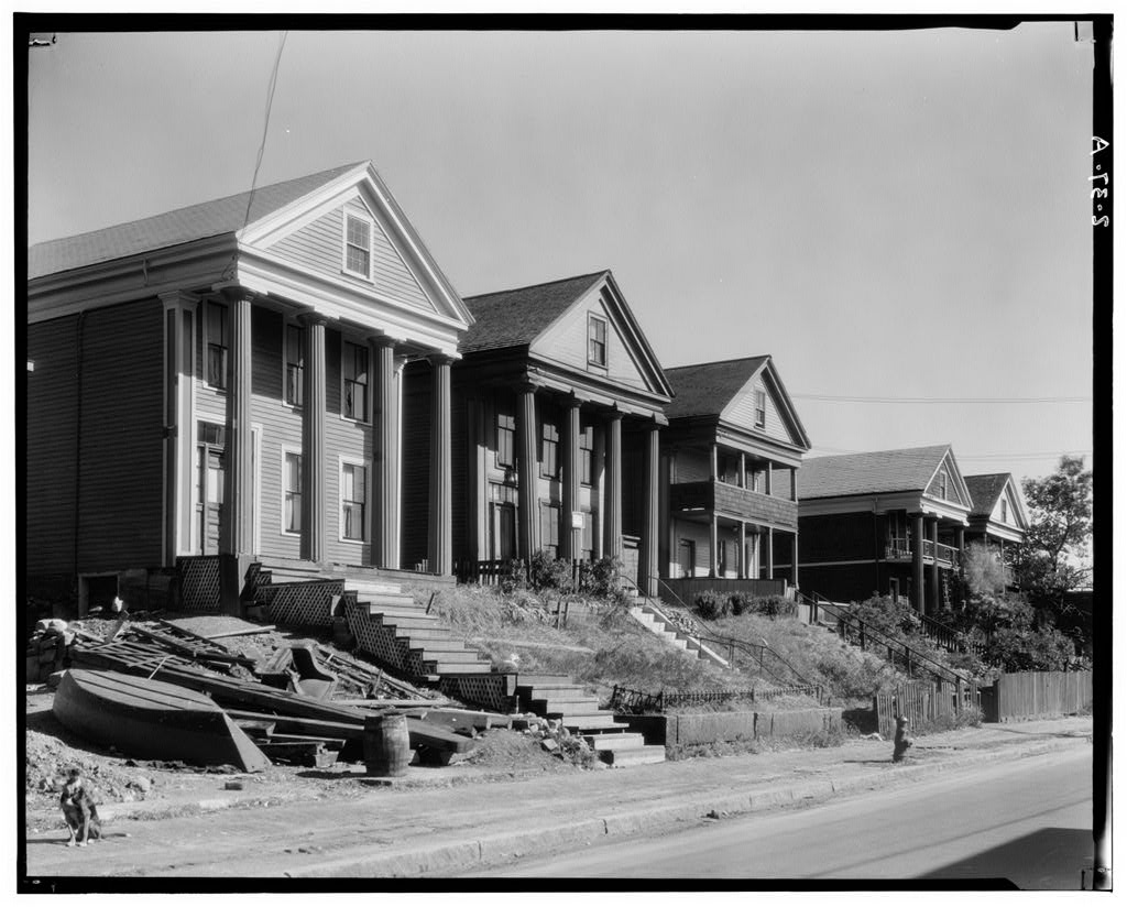 Captains' Row, photograph filed with the federal survey