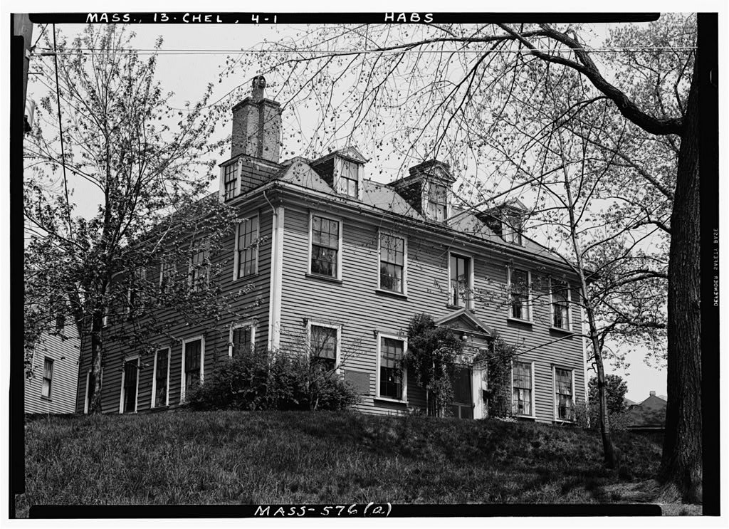 Cary-Bellingham Mansion, 34 Parker Street, Chelsea, Suffolk County, MA, photograph filed with the federal survey