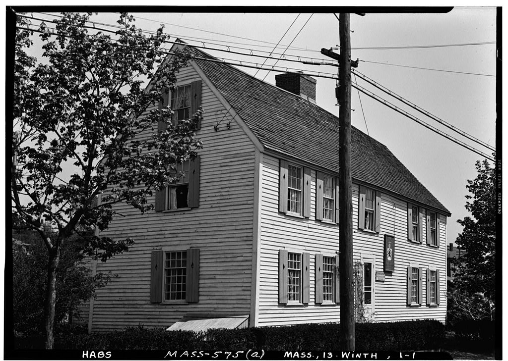 Deane Winthrop House, 40 Shirley Street, Winthrop, Suffolk County, MA, photograph filed with the federal survey