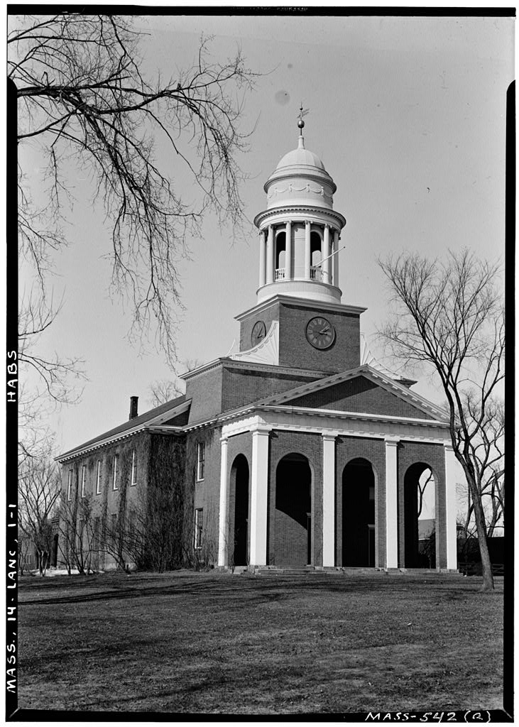 First Parish Church, Town Green, Thayer Drive, Lancaster, Worcester County, MA, photograph filed with the federal survey
