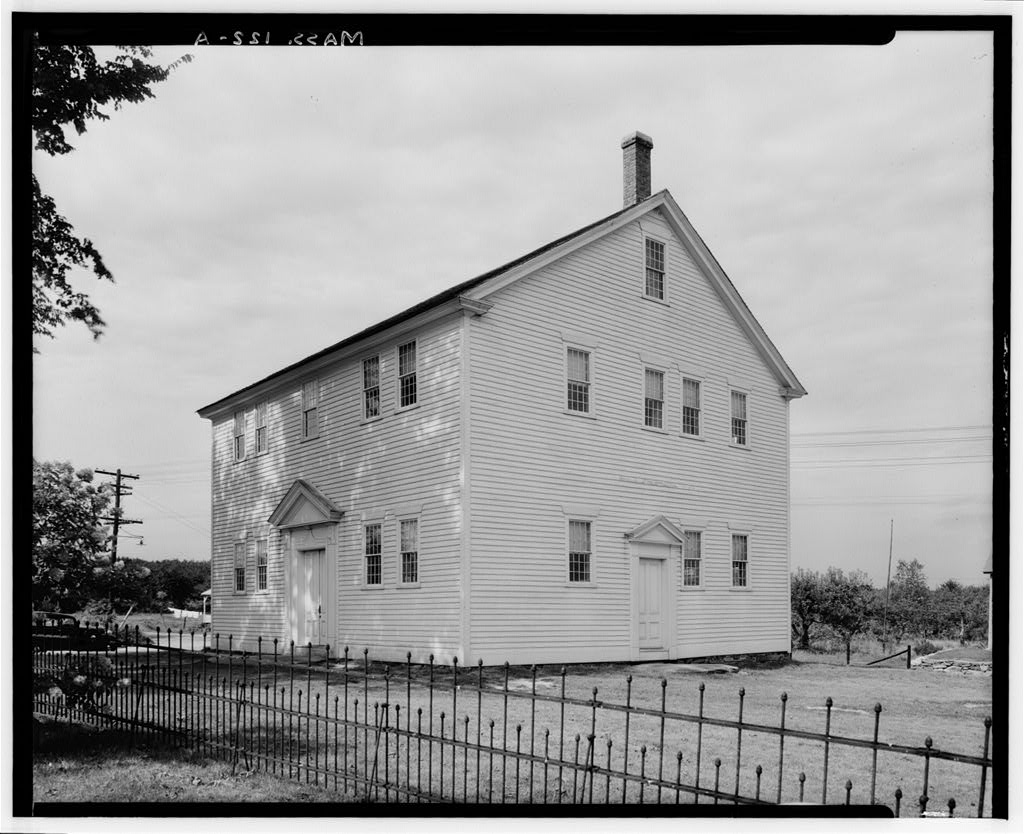 Chestnut Hill Meetinghouse, Chestnut Street, Millville, Worcester County, MA, photograph filed with the federal survey