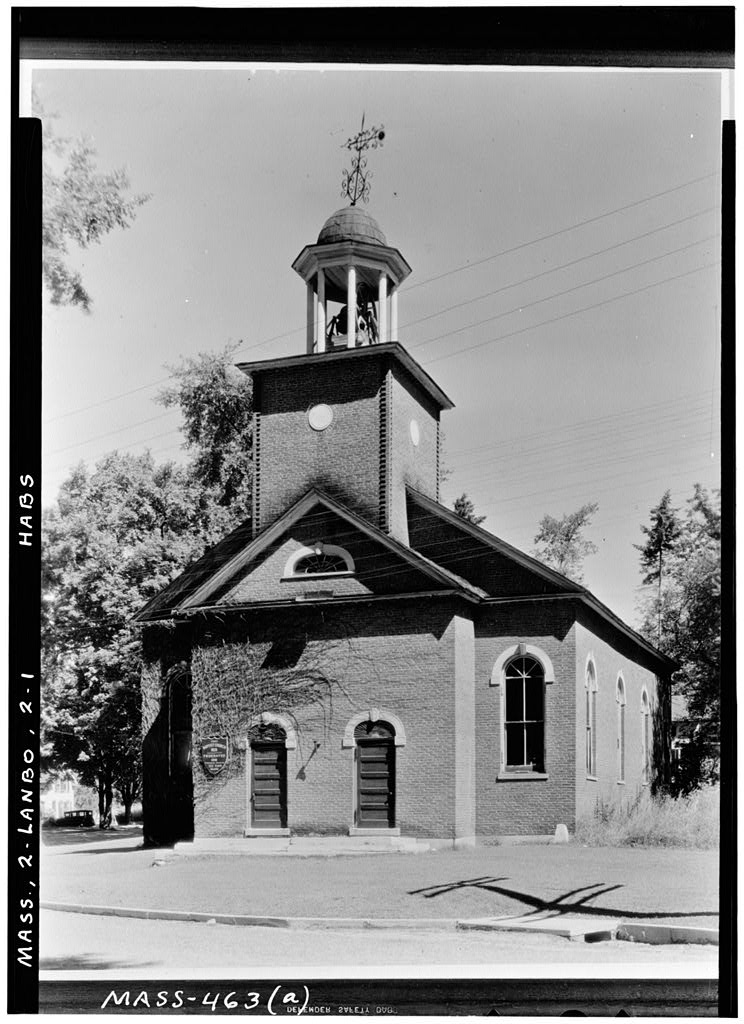 First Baptist Church, Lanesborough, Berkshire County, MA, photograph filed with the federal survey