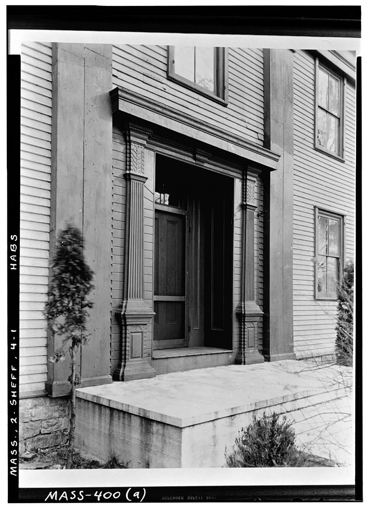 General John Ashley House (Doorway), photograph filed with the federal survey