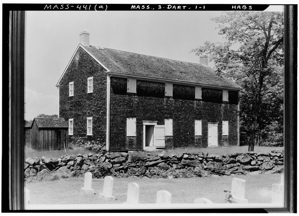 Apponagansett Meetinghouse, South Dartmouth, Bristol County, MA, photograph filed with the federal survey