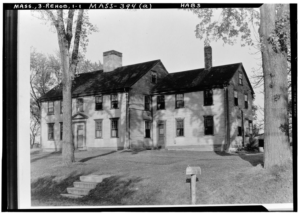 Colonel Thomas Carpenter House, Rehoboth, Bristol County, MA, photograph filed with the federal survey