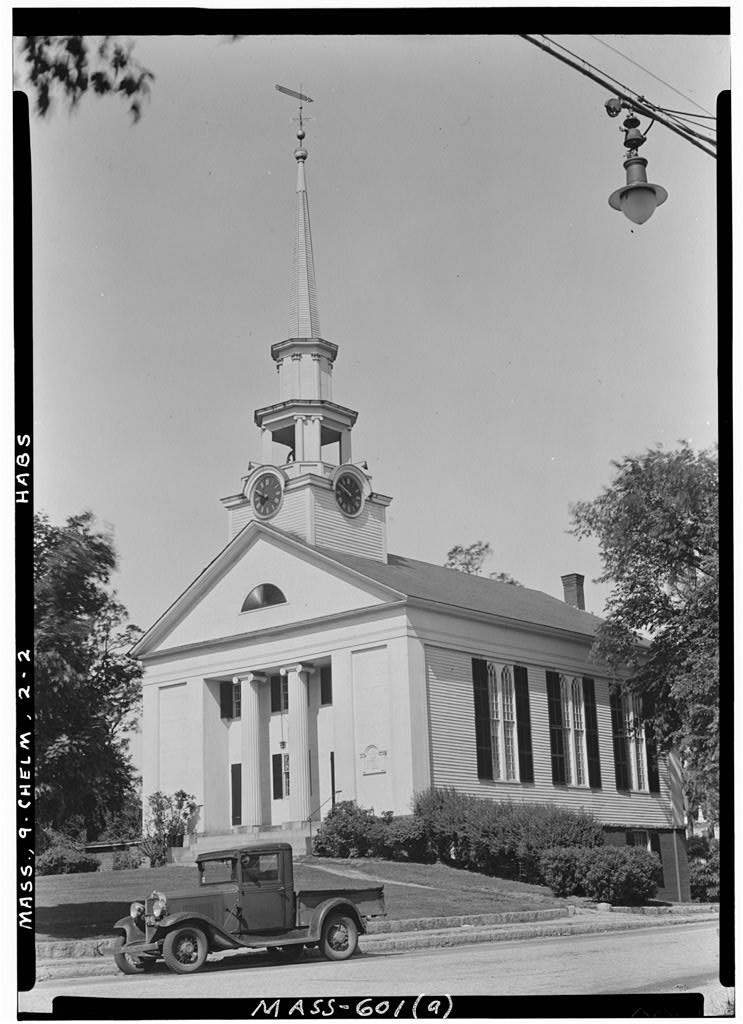 First Congregational Church, photograph filed with the federal survey