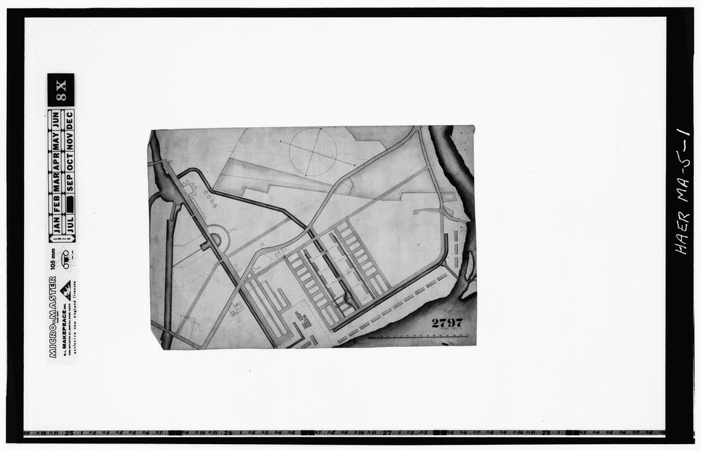 Western Canal, Pawtucket & Merrimack Canals vicinity, Lowell, Middlesex County, MA, photograph filed with the federal survey
