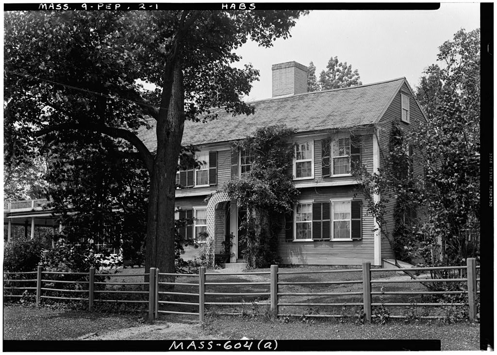 Colonel William Prescott House, Pepperell, Middlesex County, MA, photograph filed with the federal survey