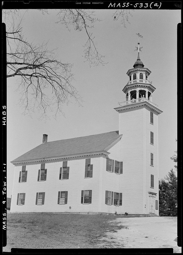 Methodist Episcopal Church, Townsend, Middlesex County, MA, photograph filed with the federal survey