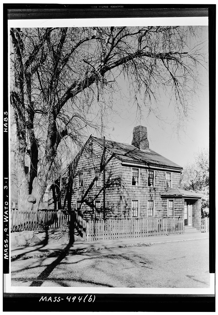 Conant House, Watertown, Middlesex County, MA, photograph filed with the federal survey