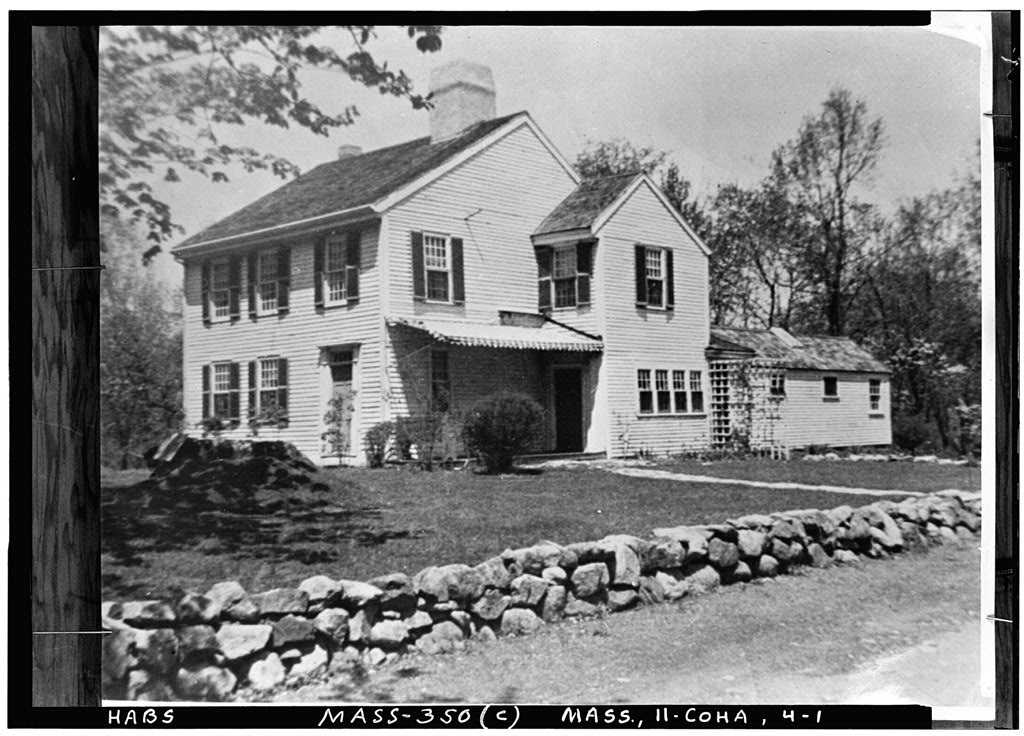 Cushing-Nichols House, photograph filed with the federal survey