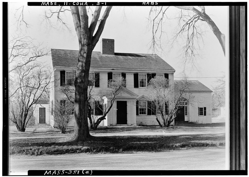 Reverend Nehemiah Hobart House, photograph filed with the federal survey