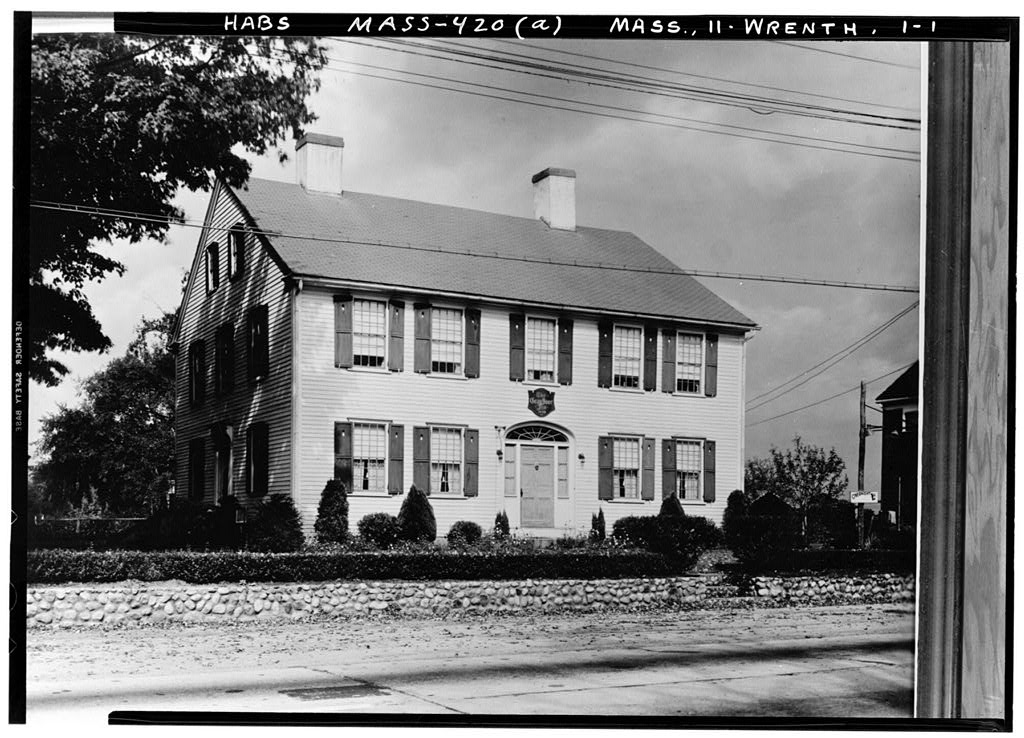 David Fisher House, Wrentham, Norfolk County, MA, photograph filed with the federal survey