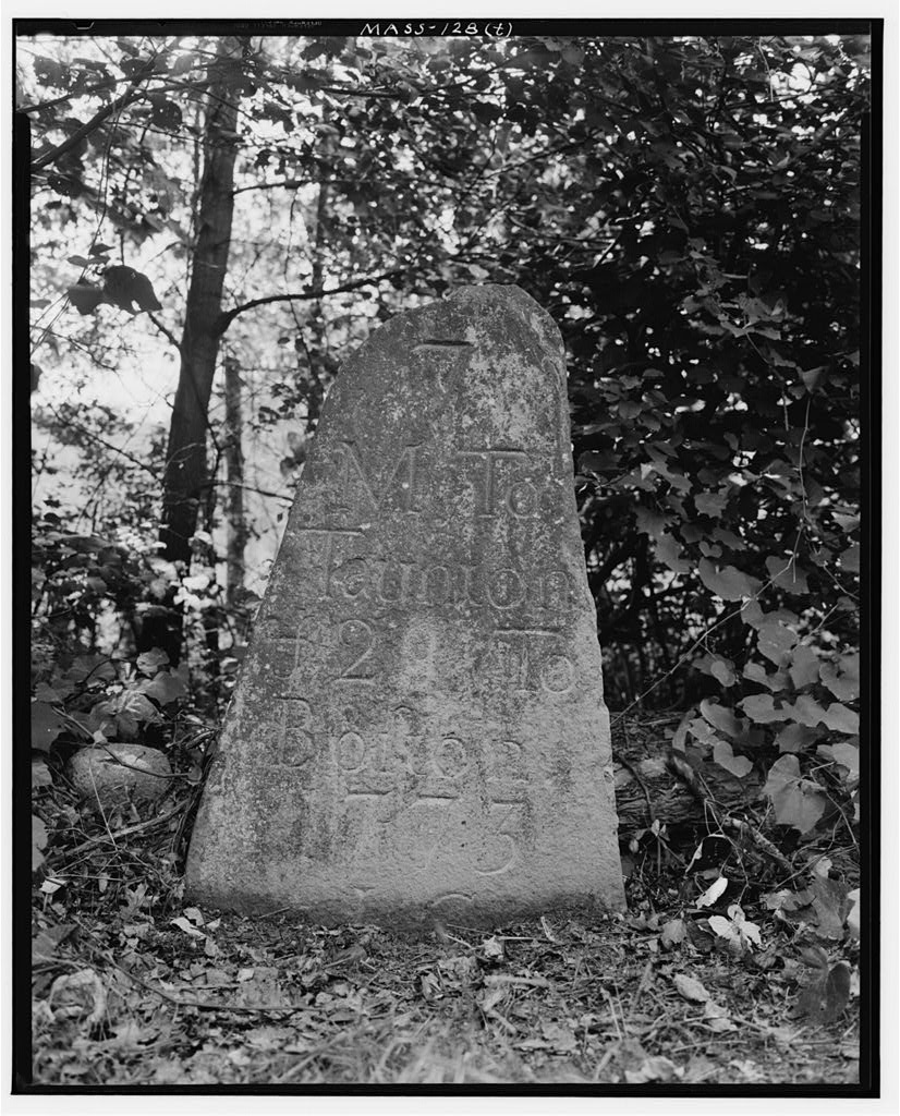 Milestones T & U, photograph filed with the federal survey