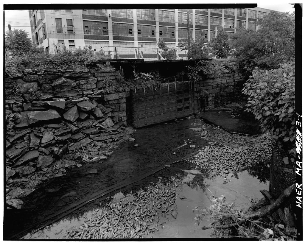 Merrimack Canal, photograph filed with the federal survey