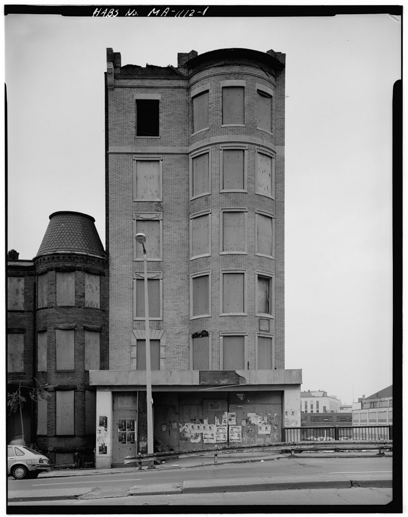 391-393 Massachusetts Avenue (Apartments), Boston, Suffolk County, MA, photograph filed with the federal survey