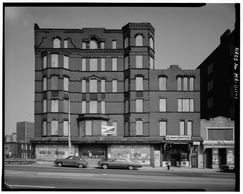 Argyle Building, 390 Massachusetts Avenue, Boston, Suffolk County, MA, photograph filed with the federal survey