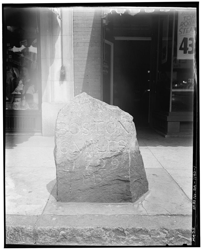 Milestone, 150 Harvard Avenue, Boston, Suffolk County, MA, photograph filed with the federal survey