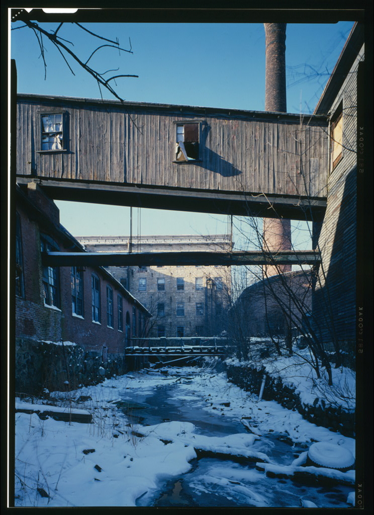 Norfolk Manufacturing Company Cotton Mill, photograph filed with the federal survey
