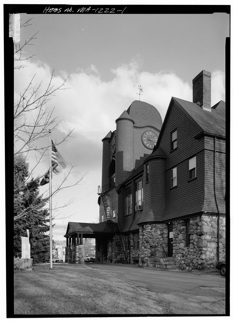 Essex Town Hall, photograph filed with the federal survey