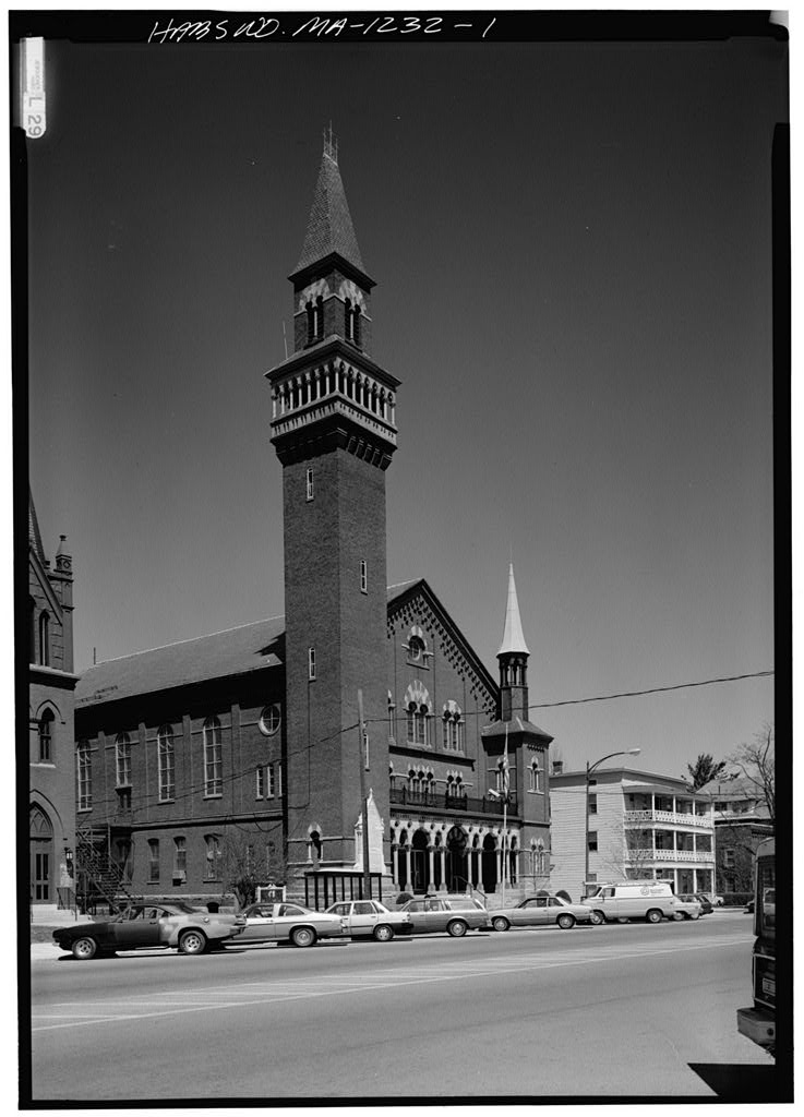 Easthampton Town Hall, photograph filed with the federal survey