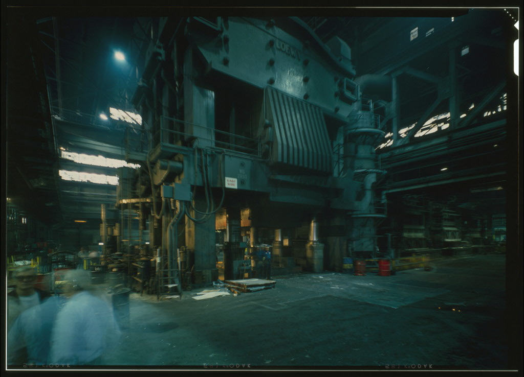 Wyman-Gordon Company, Grafton Plant, Loewy 50,000-Ton Forging Press, 244 Worcester Street, Grafton, Worcester County, MA, photograph filed with the federal survey