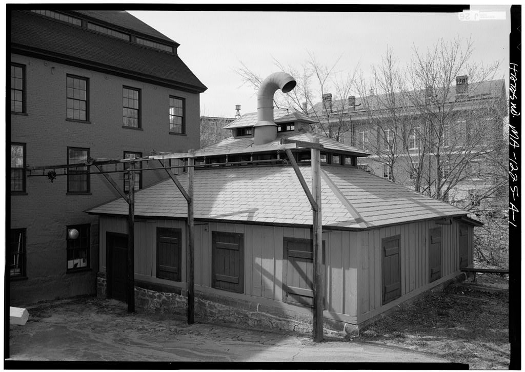 Whitinsville Brick Mill, Forge, 56 Douglas Road, Northbridge, Worcester County, MA, photograph filed with the federal survey