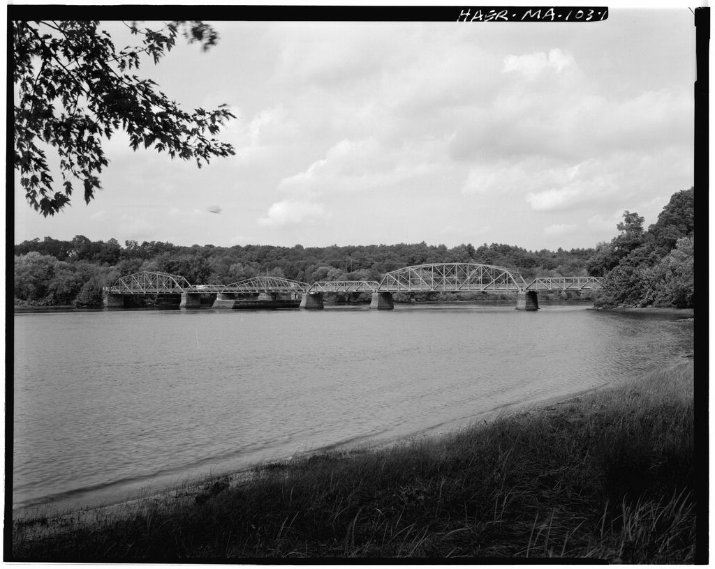 Merrimac Bridge, photograph filed with the federal survey