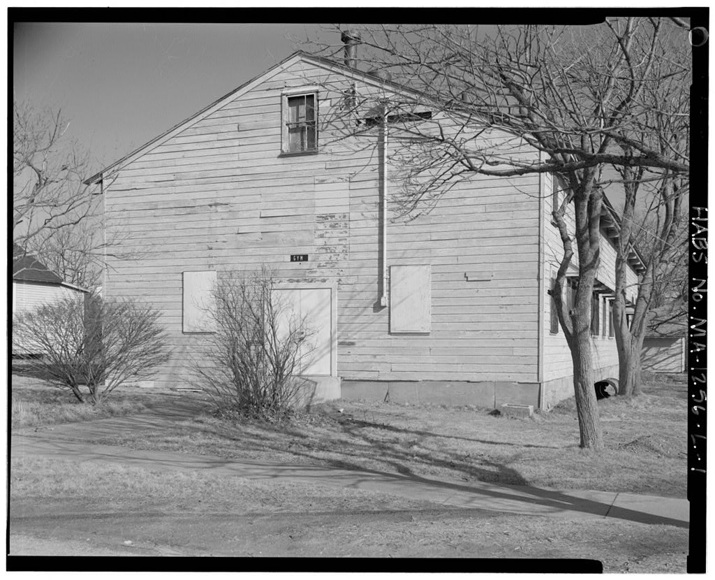 Fort Rodman Military Reservation, Recreation Building, Northwest corner of site, New Bedford, Bristol County, MA, photograph filed with the federal survey