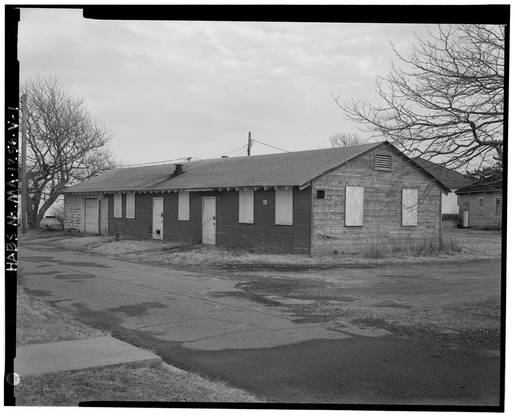Fort Rodman Military Reservation, Maintenance Storage, Middle of Fort Rodman complex, New Bedford, Bristol County, MA, photograph filed with the federal survey