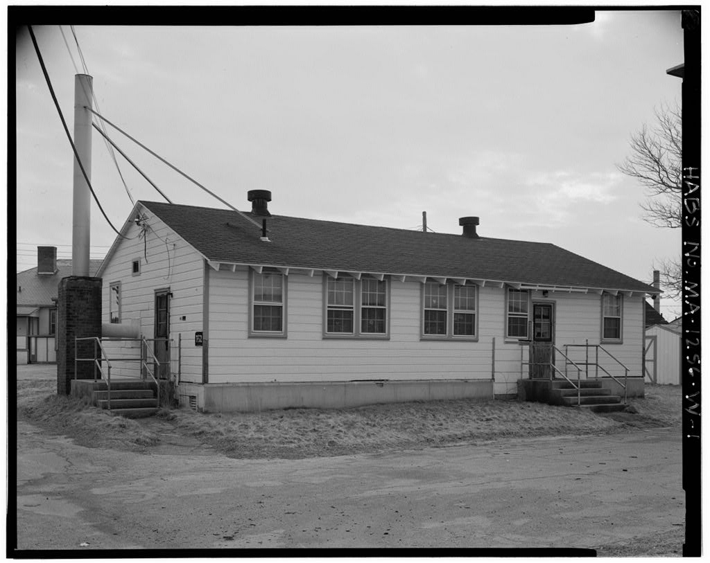 Fort Rodman Military Reservation, Company Dayroom, Adjacent to enlisted men's barracks, New Bedford, Bristol County, MA, photograph filed with the federal survey
