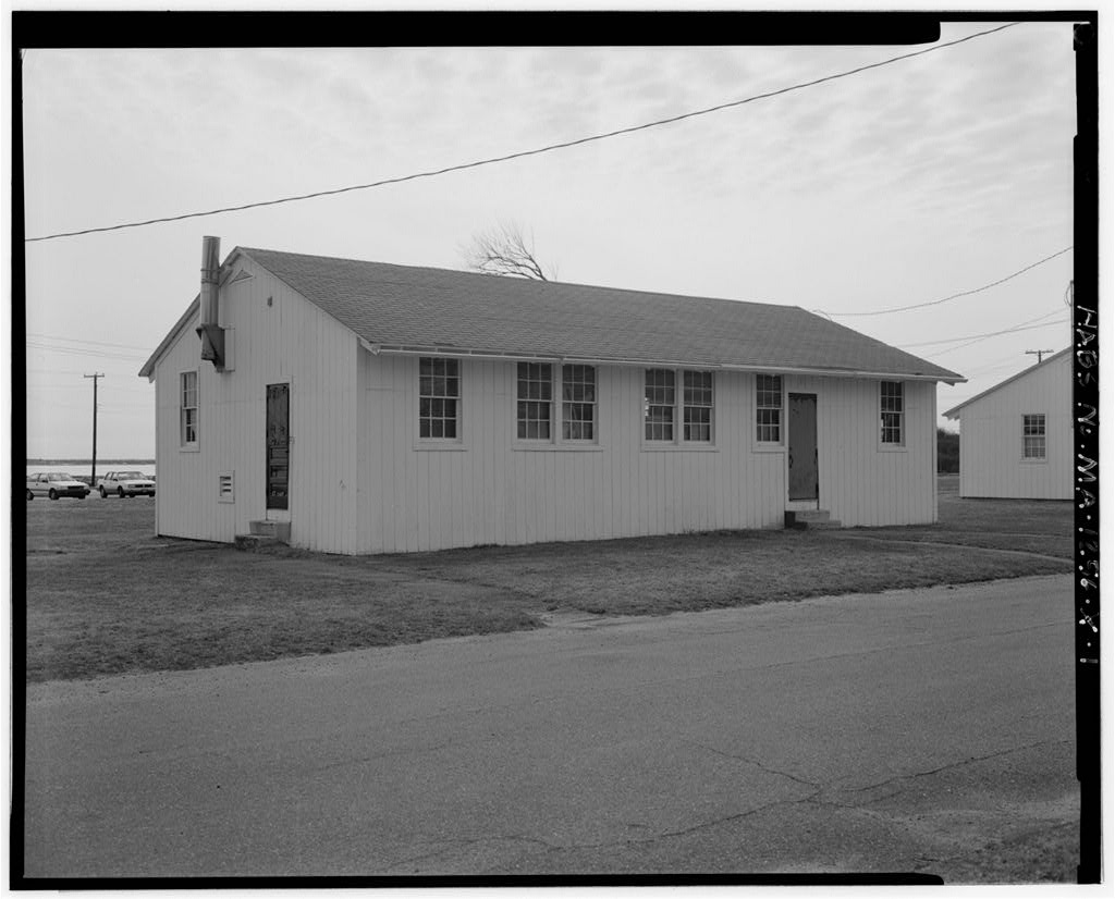 Fort Rodman Military Reservation, Company Dayroom Building, Adjacent to enlisted men's barracks, New Bedford, Bristol County, MA, photograph filed with the federal survey