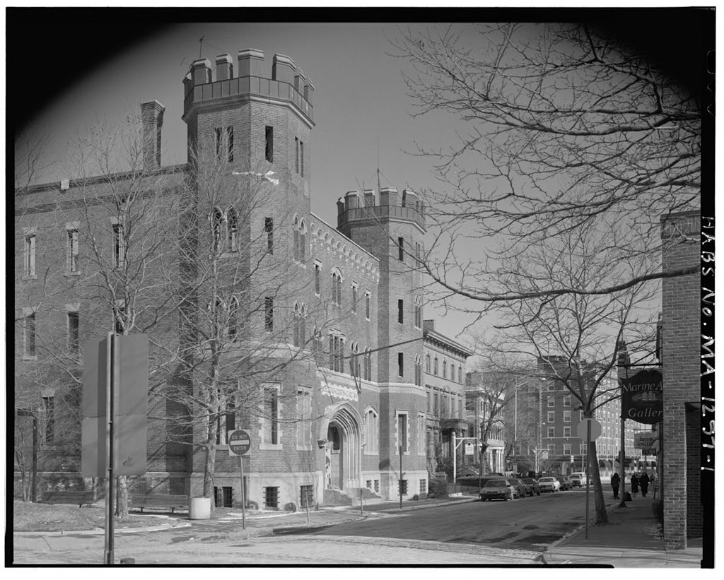 Second Corps of Cadets Armory, photograph filed with the federal survey