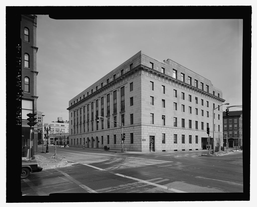 U.S. Post Office & Courthouse, photograph filed with the federal survey