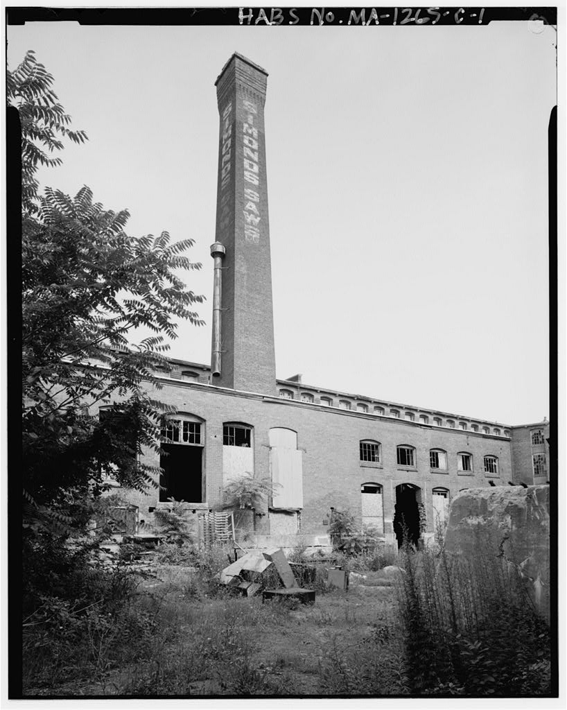Simonds Manufacturing Company, Building No. 5, 23-55 North Street, Fitchburg, Worcester County, MA, photograph filed with the federal survey