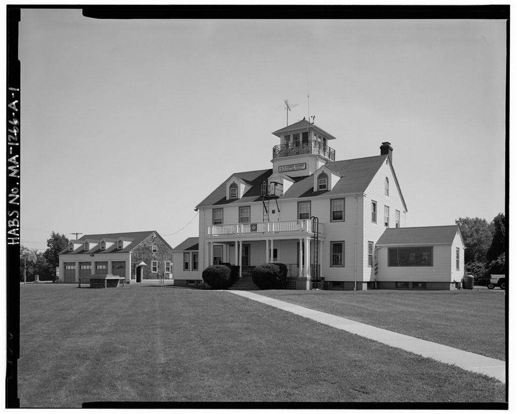 U.S. Coast Guard Cape Cod Canal Station, photograph filed with the federal survey