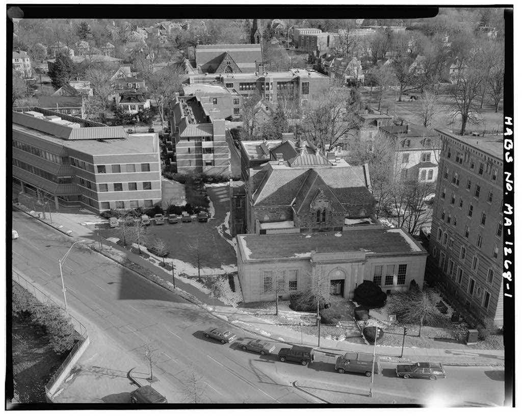 Newton Free Library, photograph filed with the federal survey