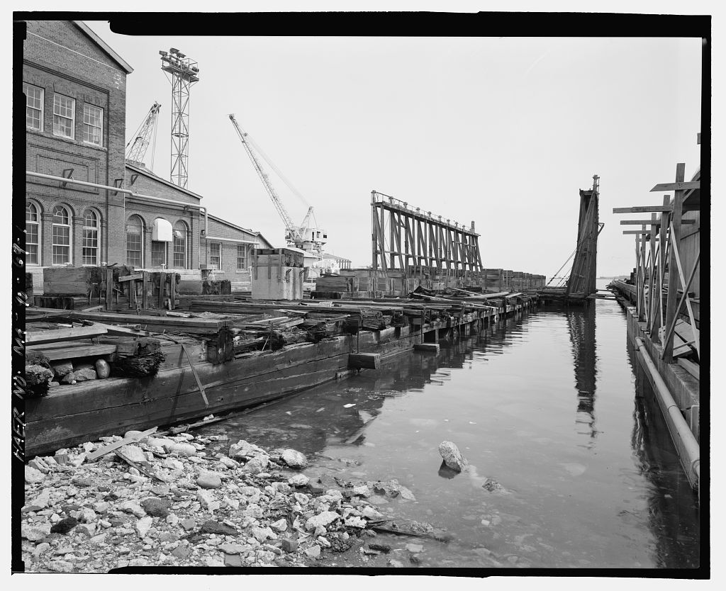 Charlestown Navy Yard, photograph filed with the federal survey
