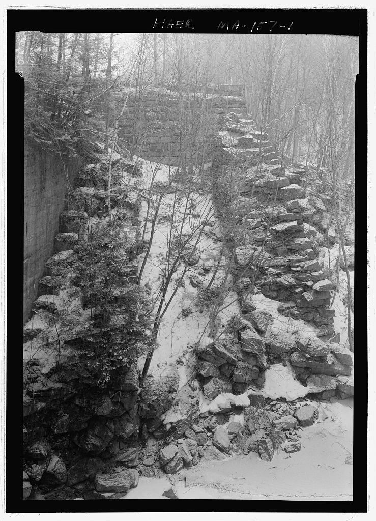 Whistler Bridge No. 6, Becket, Berkshire County, MA, photograph filed with the federal survey